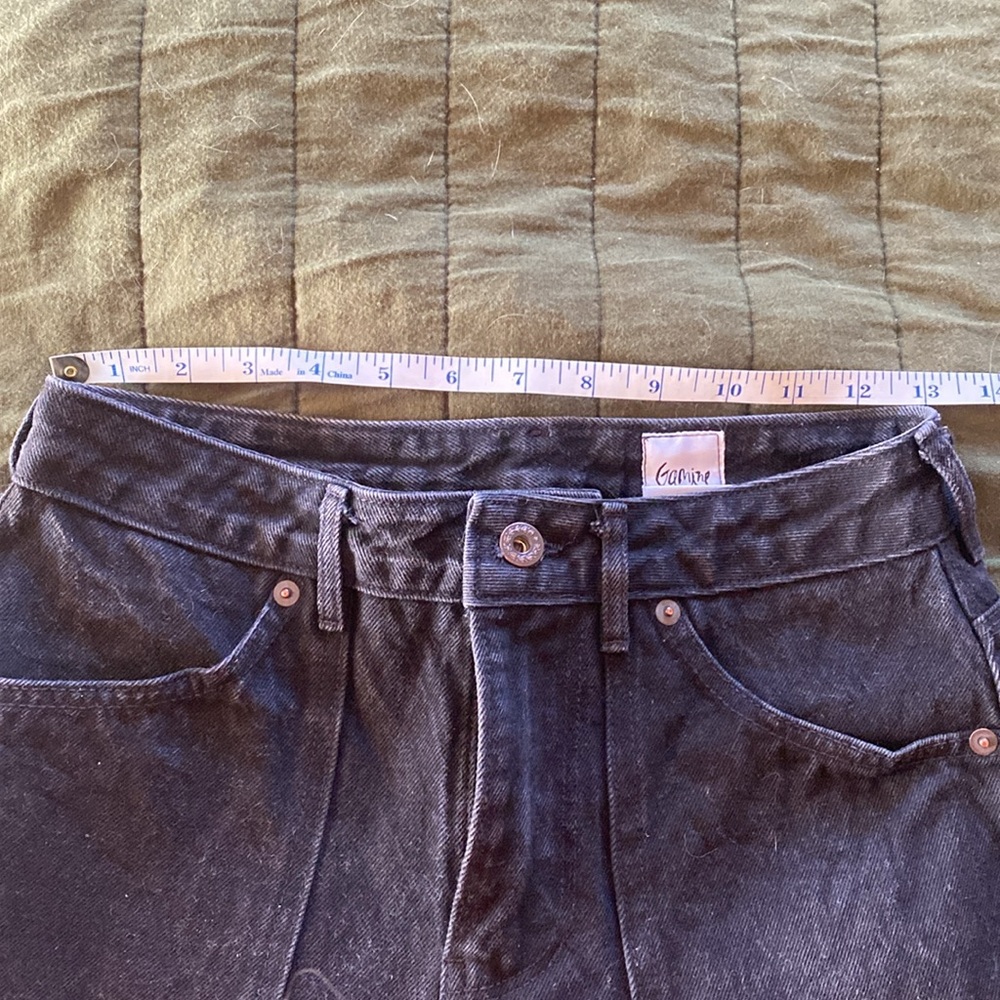 Gamine Workwear Madame X Dungaree Sz 28 Inseam 28! - Picture 6 of 9